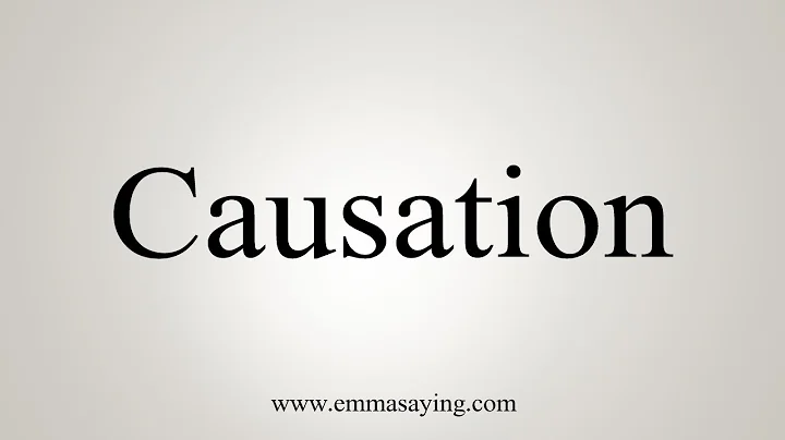 How To Say Causation