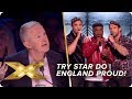 Try star do england proud with rousing rugby anthem  live week 2  x factor celebrity