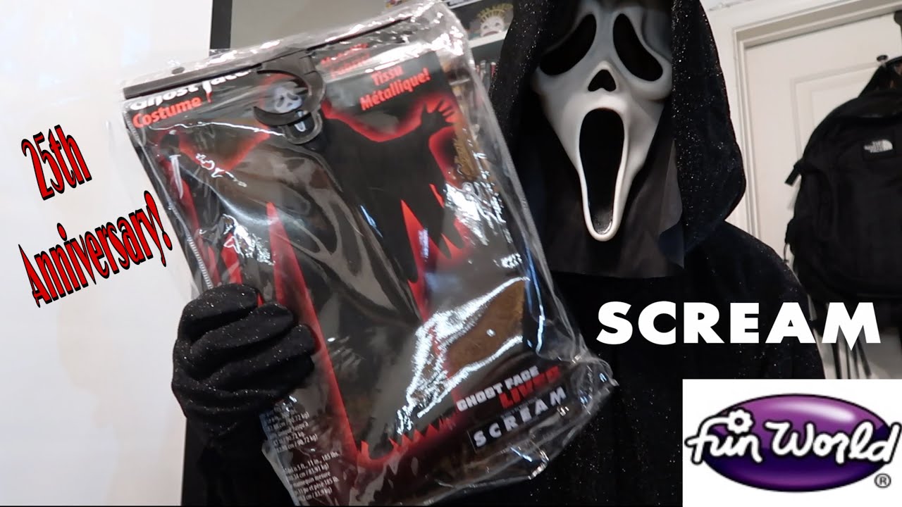 SCREAM 25TH ANNIVERSARY COSTUME AND MASK IS FINALLY HERE! YouTube