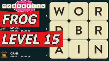 WordBrain Frog Level 15 Answers (Android/IOS)