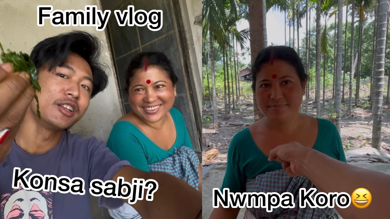 Nwmpa Koro😆// Garam se pokkor patne walai 😤// village lifestyle// @holi brother🧸