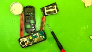 Waterproof Samsung B2100 disassembly, very simple