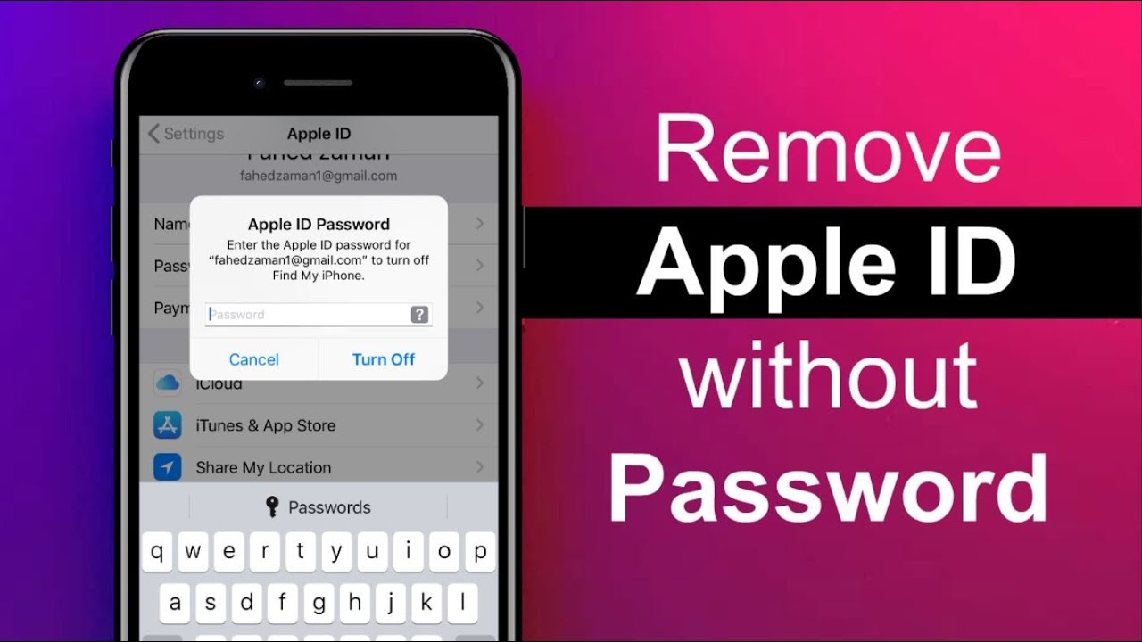 วิธี ลบ apple id เดิม  Update 2022  How to Remove Apple ID From iPhone without Password