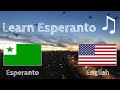 Learn before Sleeping - Esperanto  - with music