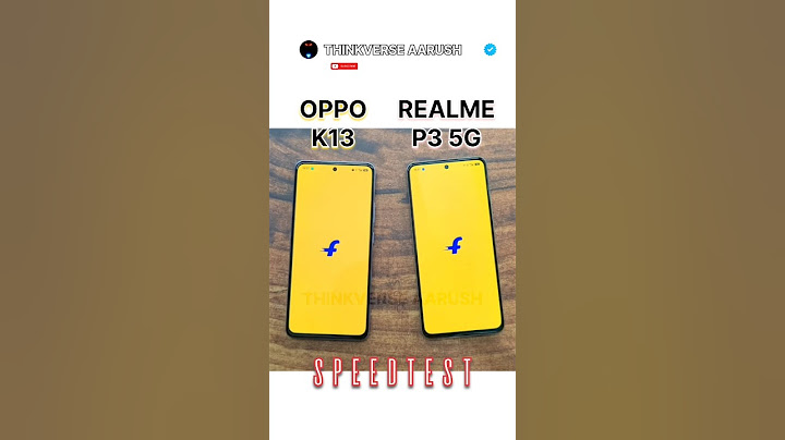 OPPO K13 ⚡ REALME P3 5G | SPEEDTEST #shortsfeed