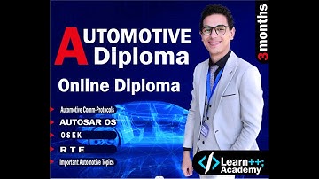 #015 Automotive Diploma   AUTOSAR Course