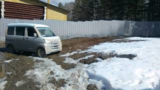 Видео Дайхатсу Хайджет Карго МОПС. Немного поместил грязь и остатки снега. (автор: Daihatsu Haijet)