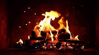🔥 FIREPLACE 4K 🔥 Fireplace video with Burning Logs &amp; Fire Sounds