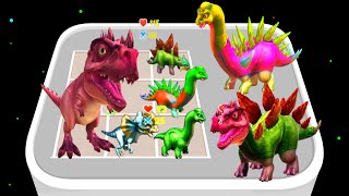Dragon Monster Rampage : Merge Dinosaur Monster vs Dino, 3D AsmR Evolution, Merge Game