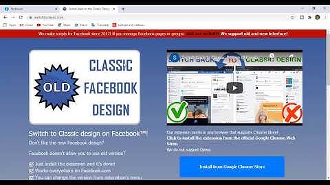 How To Switch Back to Old Facebook Interface | Switch to classic Facebook| New To Old Facebook in PC