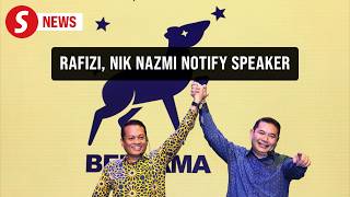 We have submitted our resignation letters, say Rafizi, Nik Nazmi