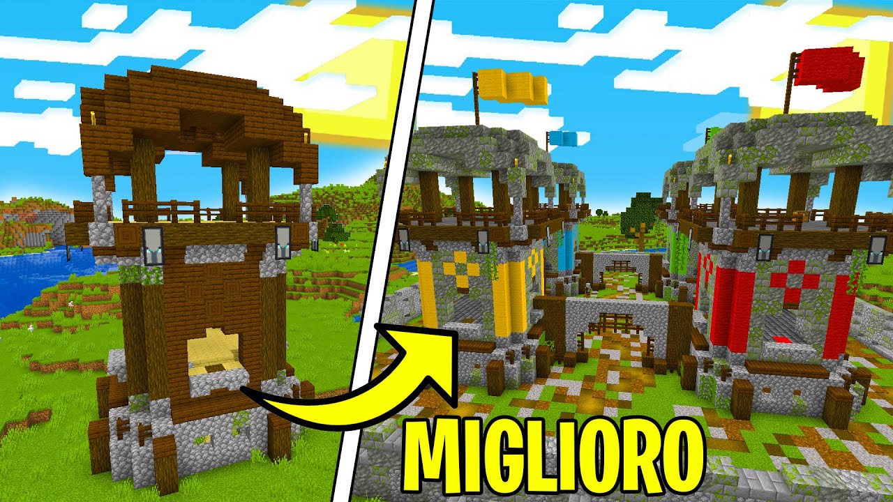 HO MIGLIORATO LE STRUTTURE DI MINECRAFT - YouTube