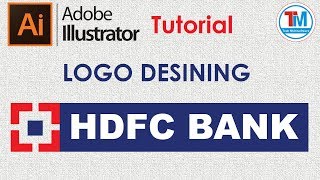 How To Create Hdfc Bank Logo In Adobe Illustrator