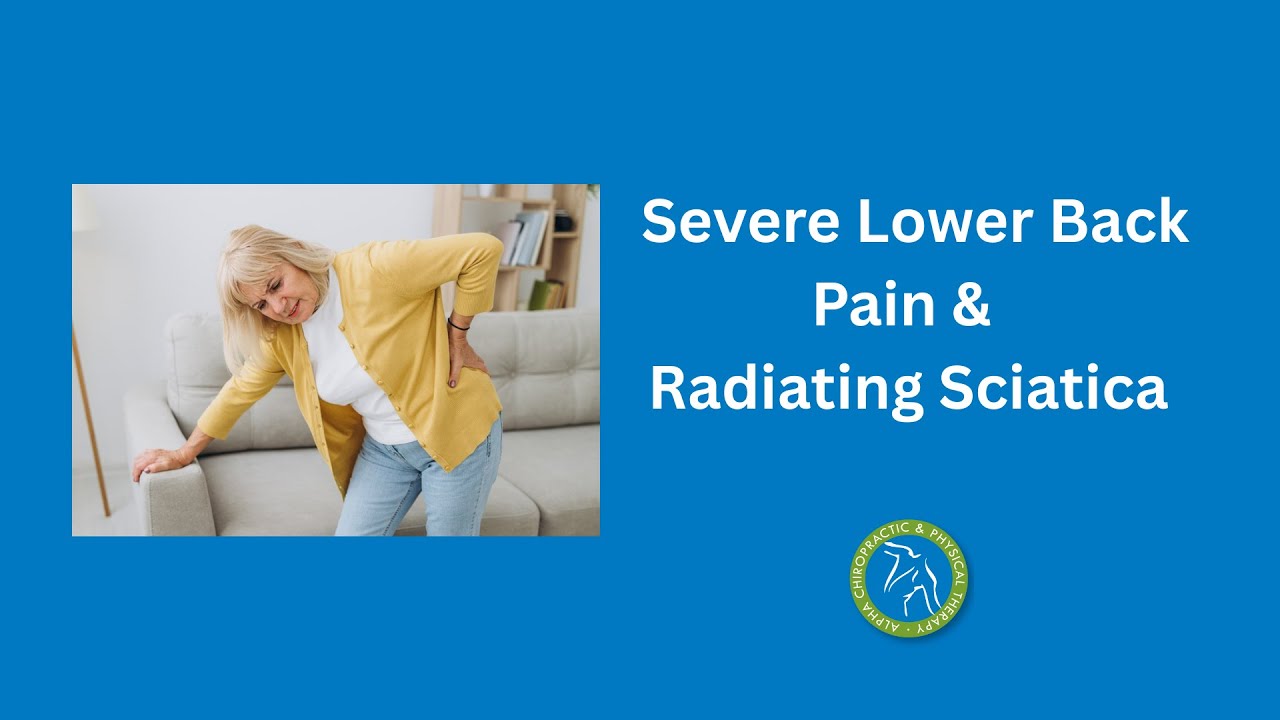 Severe Low Back Pain & Radiating Sciatica - YouTube