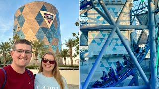 Riding The Storm Coaster In Dubai! The FASTEST Vertical Launch In The World