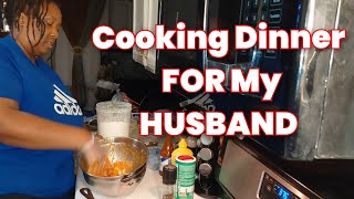 Day In My Life| Cooking Fried pork chops Mac n cheese cornbread & cabbage 