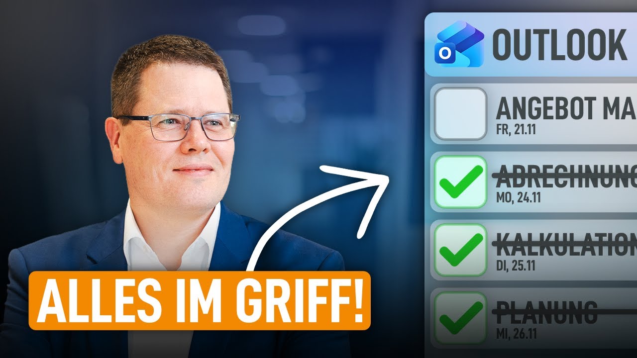✅ 7 Tipps wie du mit Outlook nie wieder den Überblick über deine Aufgaben verlierst