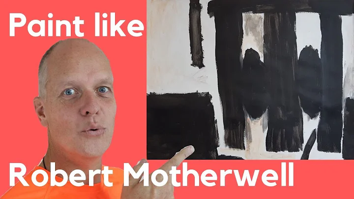Paint like Robert Motherwell - abstract expression...
