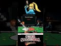 Zero Suit Samus spikes Mr Game and Watch #shorts #ssbb #mrgameandwatch