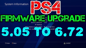 PS4 Firmwares Updating Tutorial 5.05 To 6.72