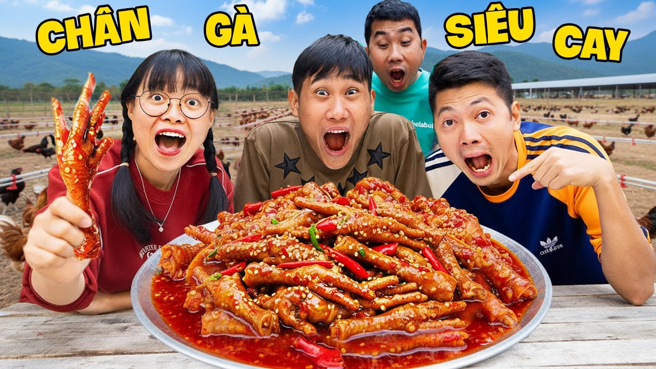 Hà Sam Làm Chân Gà Sốt Thái Chua Cay – Nhìn Là Muốn Ăn Ngay!