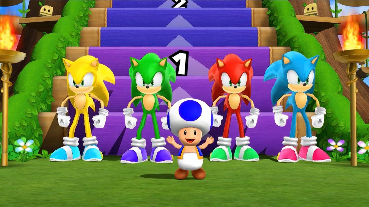 Mario Party 9 - Step It Up Master Sonic's Battle (Max Difficulty)