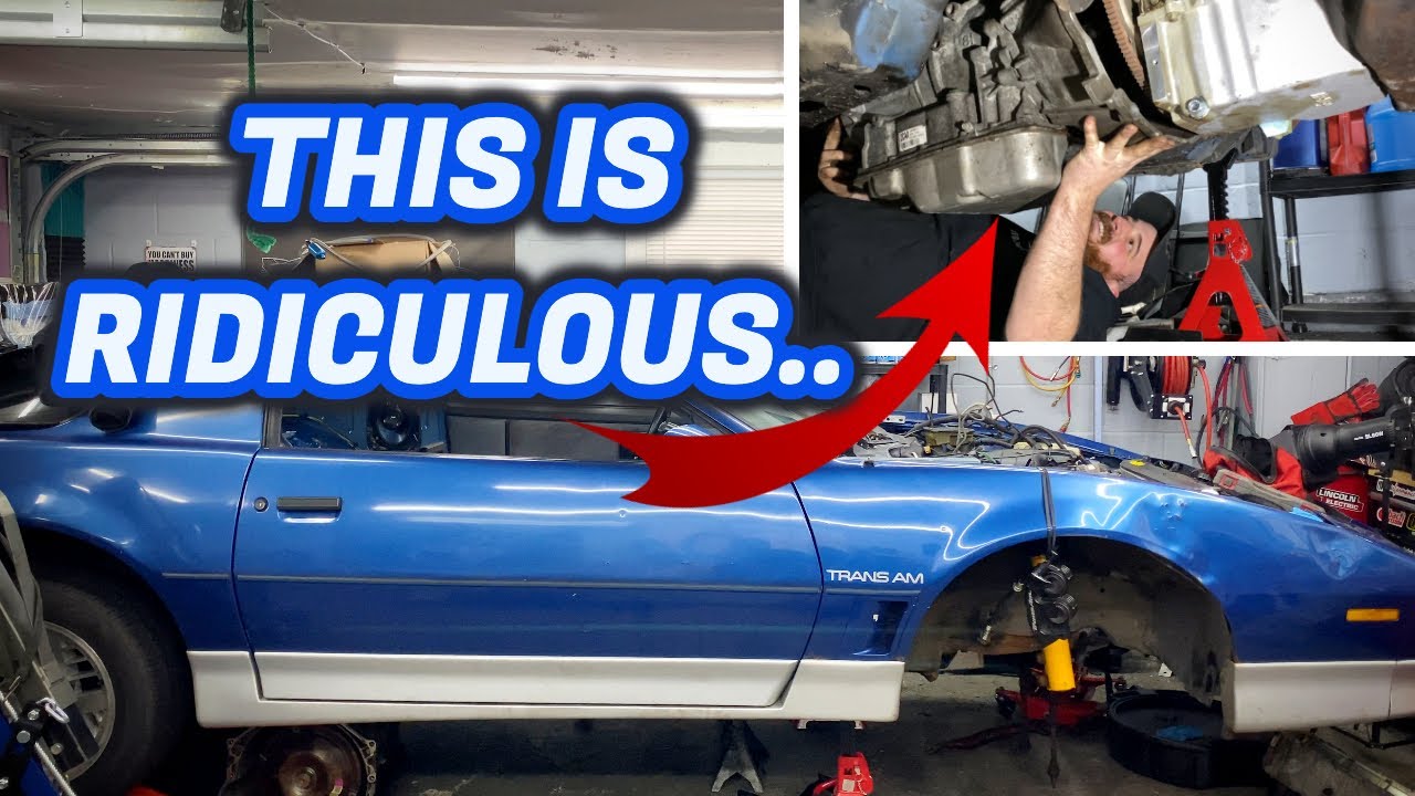 I SQUEEZED a 6 Speed TAHOE TRANSMISSION into my 1986 TRANS AM! (ltx/6l80e Swap)