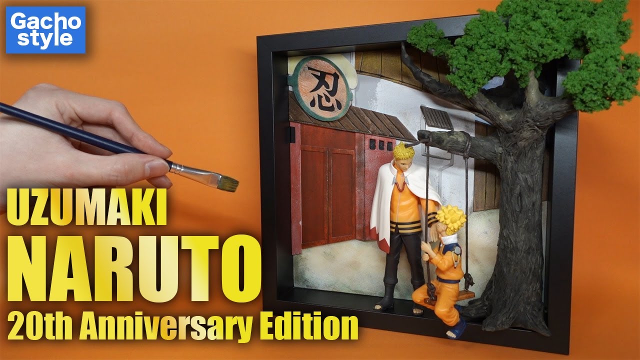 DIY] I made a Naruto figure wall diorama that can be displayed on 