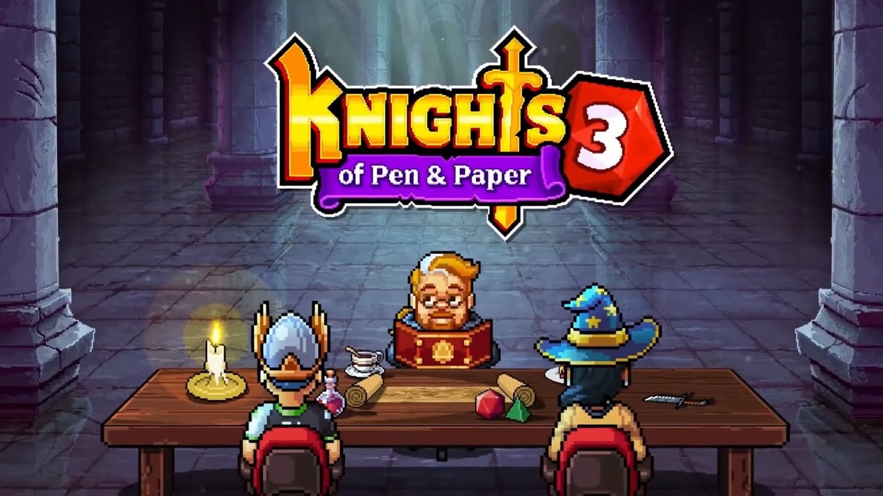 Knights of Pen and Paper 3 (by Northica) IOS Gameplay Video (HD)