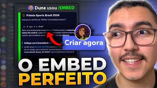 Como CRIAR MENSAGENS EMBED INCRÍVEIS com BOTÕES no Discord!!