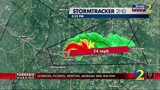 WSB-TV Severe Weather Coverage New Year's Eve 2021
