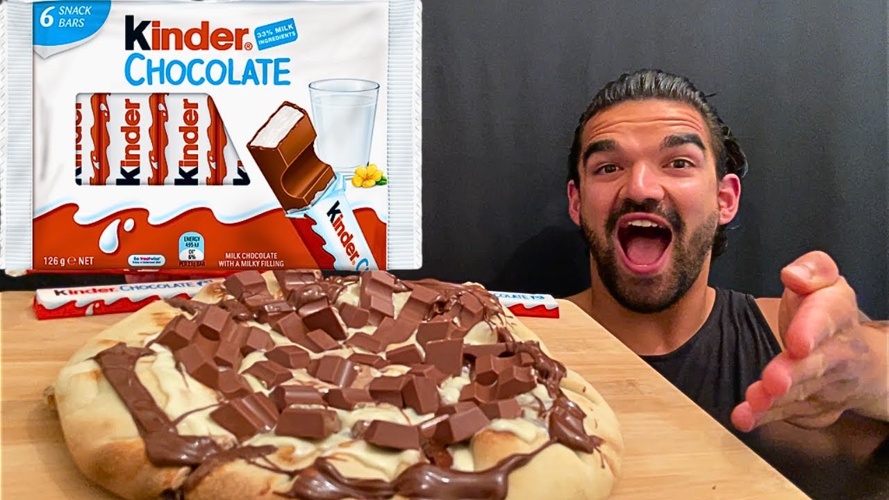 ASMR MUKBANG NUTELLA & KINDER CHOCOLATE PIZZA, SWEET PIZZA, CHOCOLATE PIZZA, WHITE CHOCOLATE PIZZA