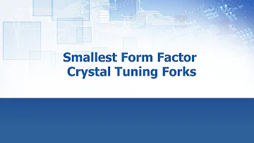 ECS Inc. International Offers the Smallest Form Factor Crystal Tuning Forks