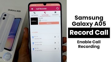 How to Record Calls In Samsung Galaxy A05 | Enable Call Recorder