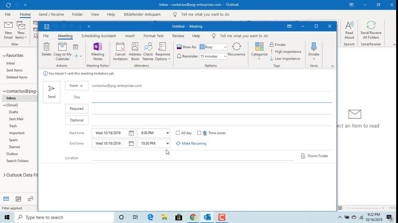 How To Change Default Duration For Appointments And Meetings In Outlook 