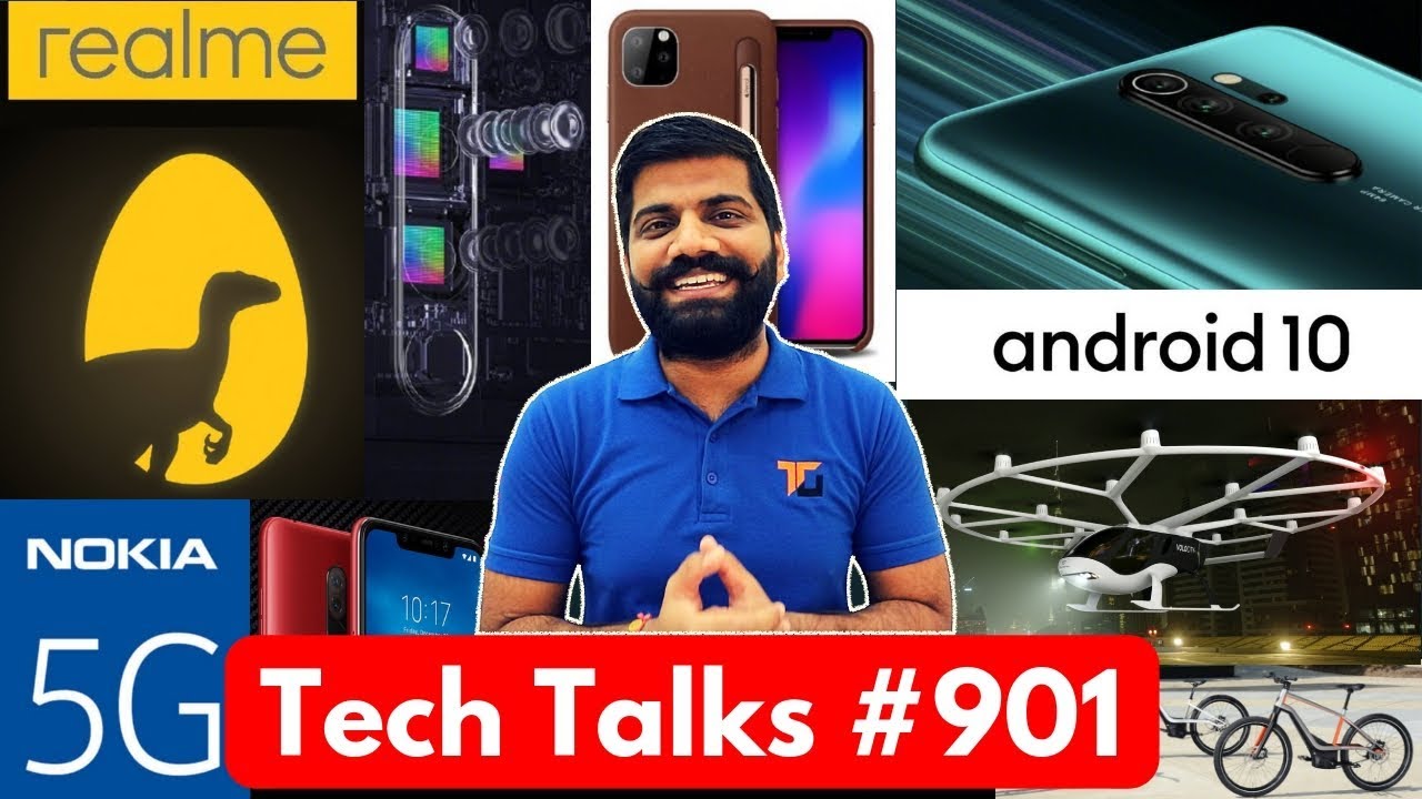 Tech Talks #901 - Realme Gaming Phone, Redmi Note 8 25x Zoom, iPhone 11 Pencil, Nokia 5G, Android 10 hindi news channel live