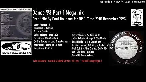 Dance '93 Part 1 Megamix DMC Mix By Dakeyne December 1993