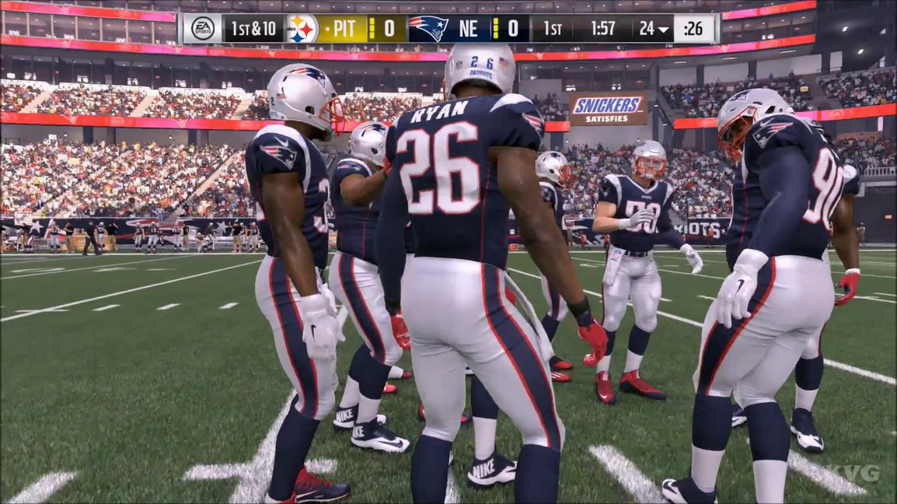 Madden NFL 17 - Conference Championship - Pittsburgh Steelers vs New England Patriots | Gameplay HD
