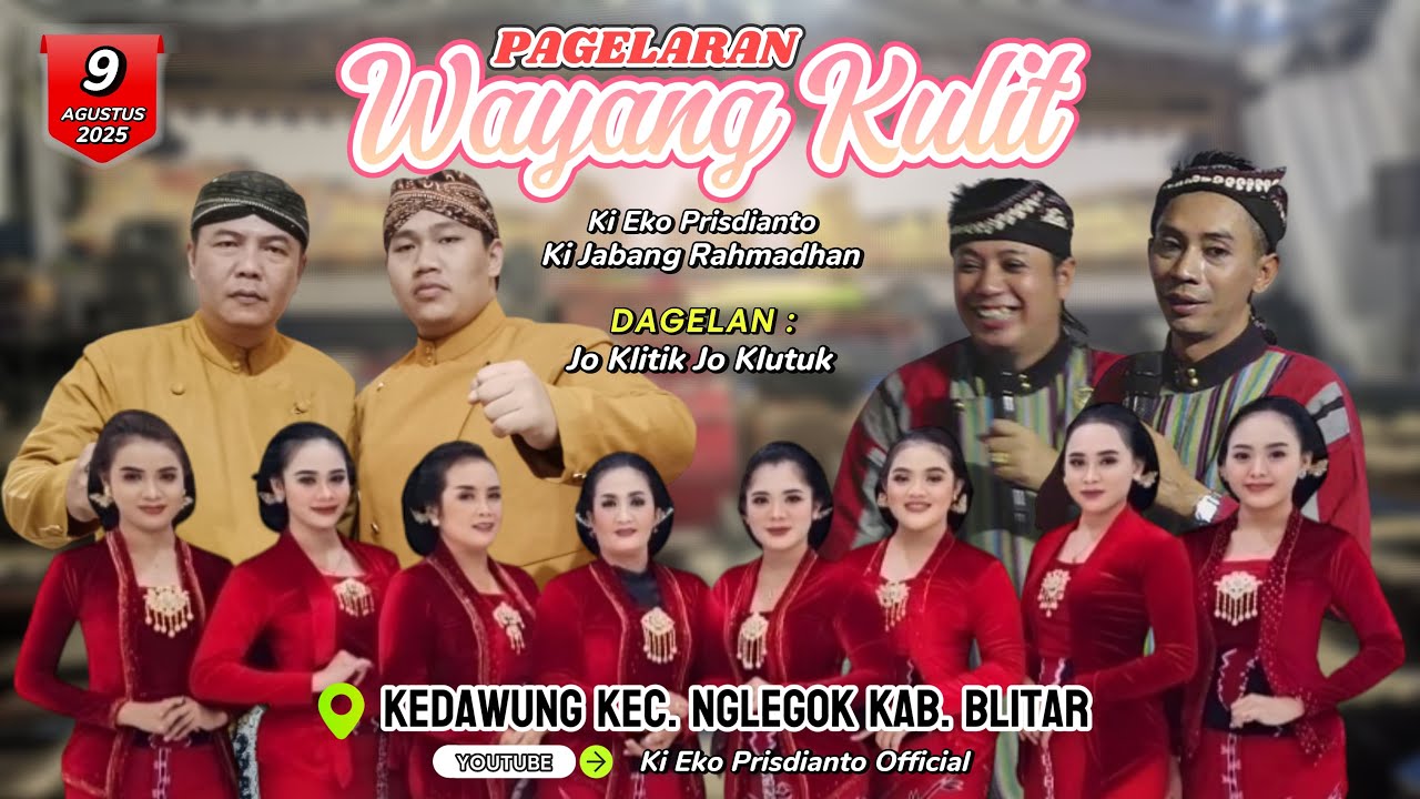 🔴 WAYANG KULIT KI EKO KONDHO PRISDIANTO |  DUO JO | LAPANGAN KEDAWUNG KEC. NGLEGOK KAB. BLITAR