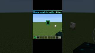 Minecraft Emerald portal #minecraft #shortsfeed #shortvideo #shorts