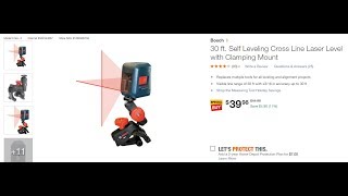 Bosch GLL 2 Laser Level Unboxing