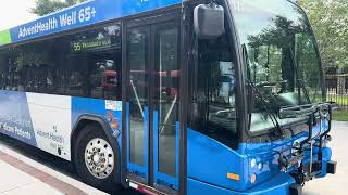 Orlando LYNX: 2013 40ft Gillig BRT #127-413 On Link 55 Leaving LYNX Kissimmee Intermodal Station