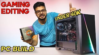 Under 40000 Pc build | For Gaming and Editing Pc Build Under 40000 | Techno KASH | 2021
