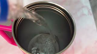 Gorgeous hot pink Stanley Tumbler 40Oz Quencher unboxing! Only available though my TikTok Chanel!