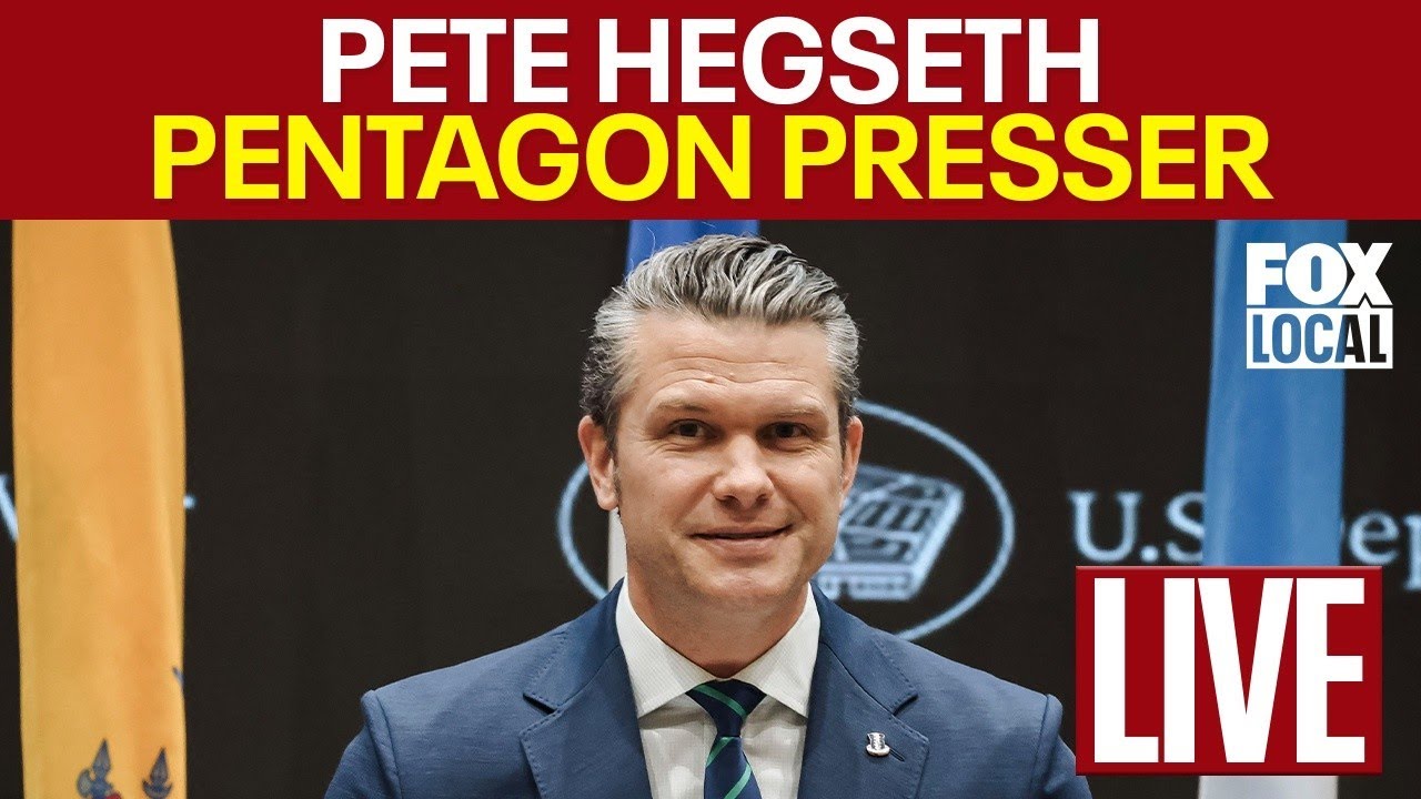 Live: Hegseth holds Iran War briefing at Pentagon