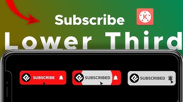 Subscriber Lower Third Animation In Kinemaster || Ravi Edits Tv || Sanju Animations