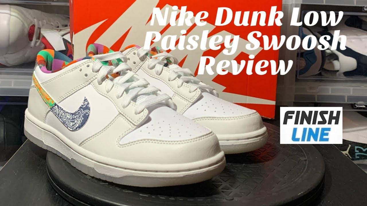 Nike Dunk Low Paisley Swoosh Review. Paisley Nike Dunk Low Review. 