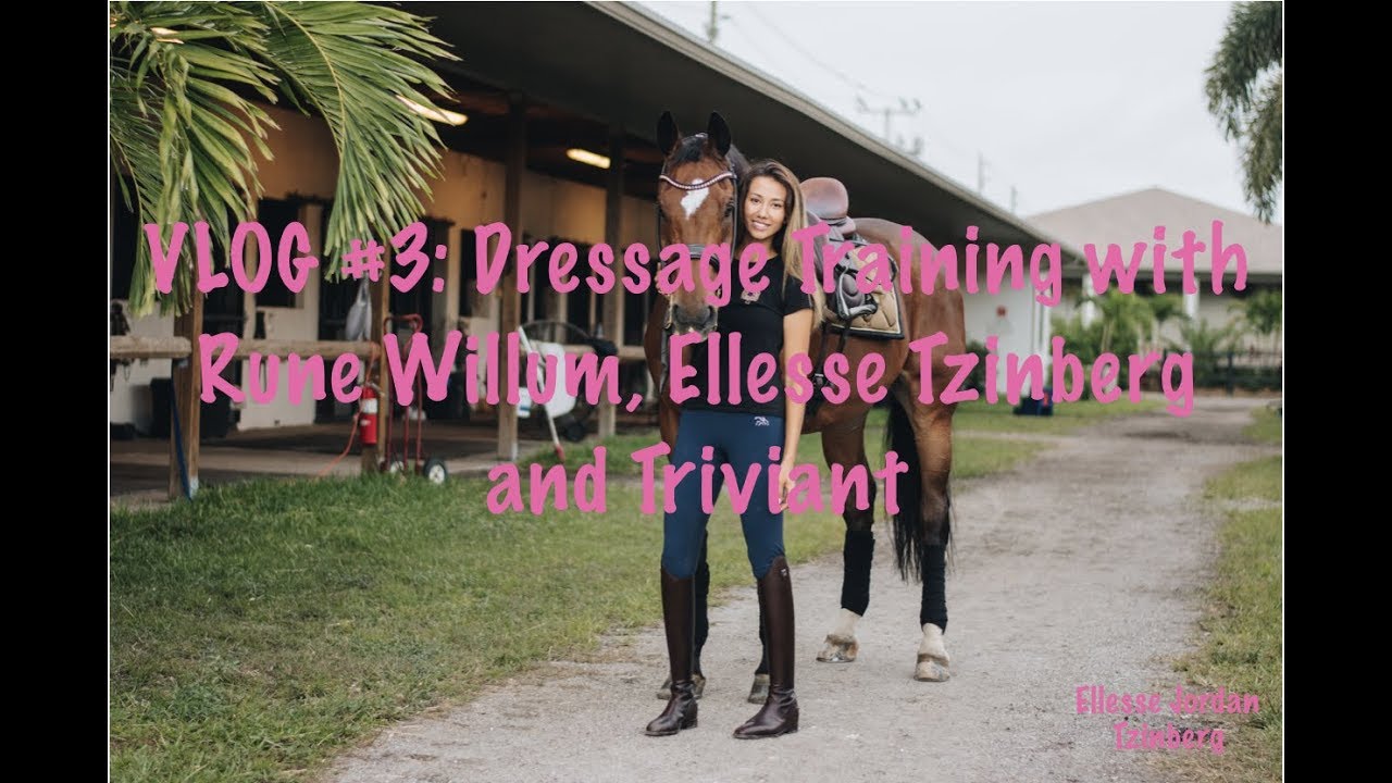 Vlog #3: Dressage Training Clinic with Rune Willum, Ellesse Tzinberg and Triviant