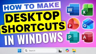 How to Create Desktop Shortcuts on Windows