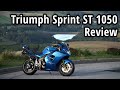 Triumph sprint st 1050 review  therhythmicbiker